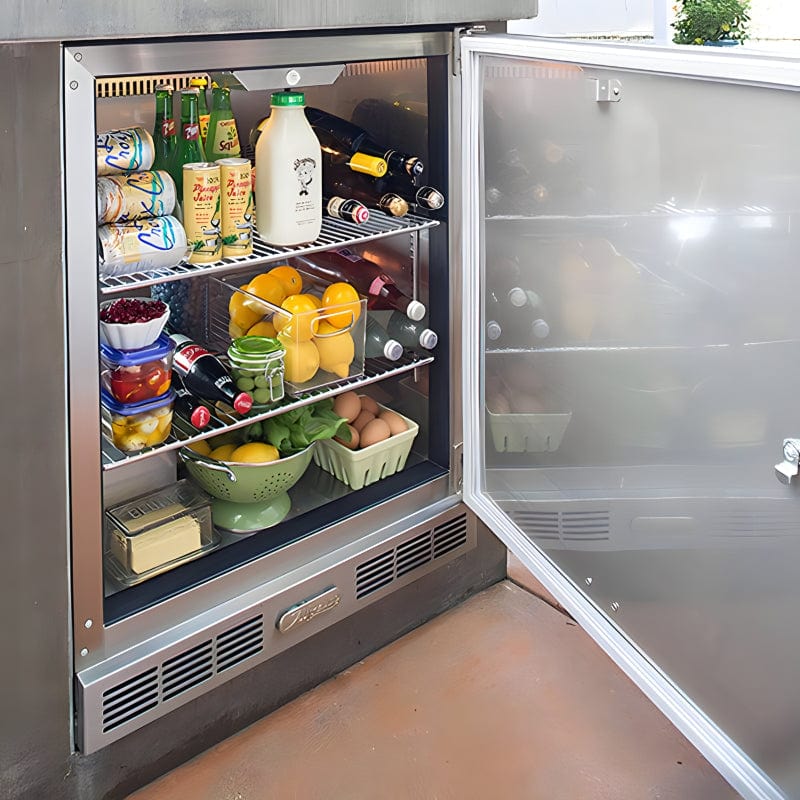 Alfresco 28-Inch 7.2 Cu. Ft. Outdoor Rated Compact Refrigerator & Kegerator - URS-1XE outdoor kitchen empire