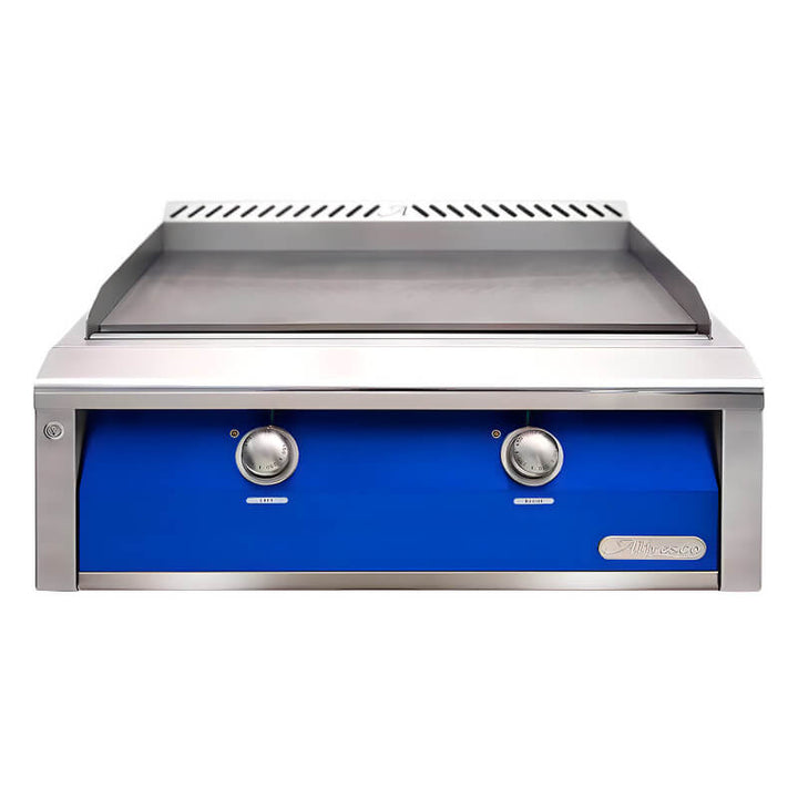 Alfresco 30 Inch Stainless Steel Built-In Gas Griddle - AXE-30GT outdoor kitchen empire
