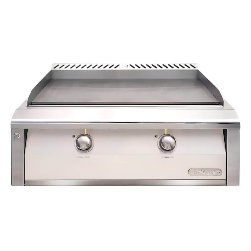 Alfresco 30 Inch Stainless Steel Built-In Gas Griddle - AXE-30GT outdoor kitchen empire