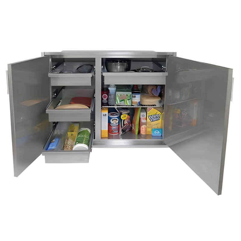Alfresco 30 X 33-Inch High Profile Sealed Dry Storage Pantry - AXEDSP-30H outdoor kitchen empire