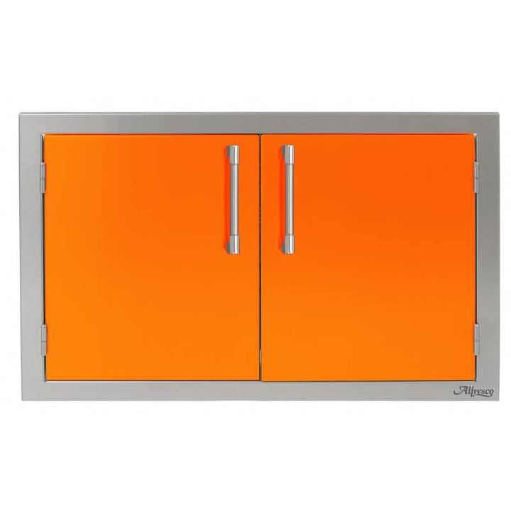 Alfresco 36 Inch Stainless Steel Double Sided Access Door - AXE-36 outdoor kitchen empire