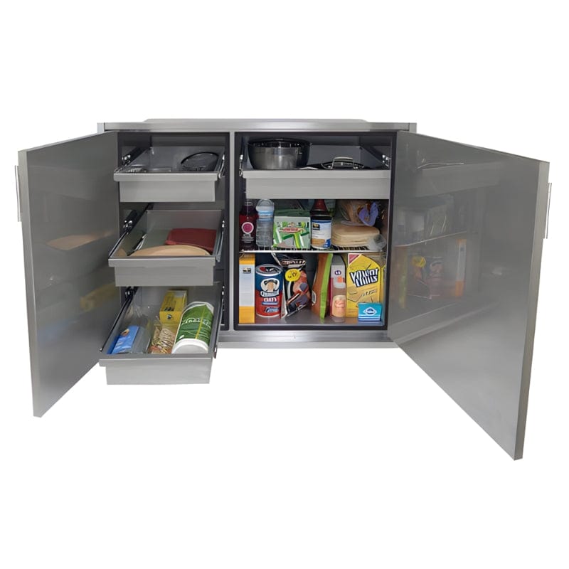 Alfresco 42 X 33-Inch High Profile Sealed Dry Storage Pantry - AXEDSP-42H outdoor kitchen empire