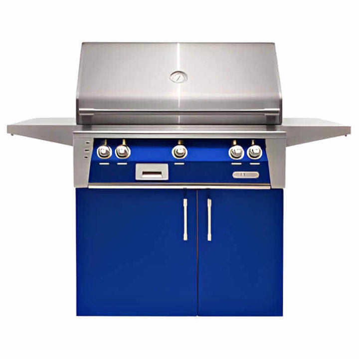 Alfresco ALXE 36-Inch Freestanding Gas Grill With Sear Zone And Rotisserie - ALXE-36SZC outdoor kitchen empire