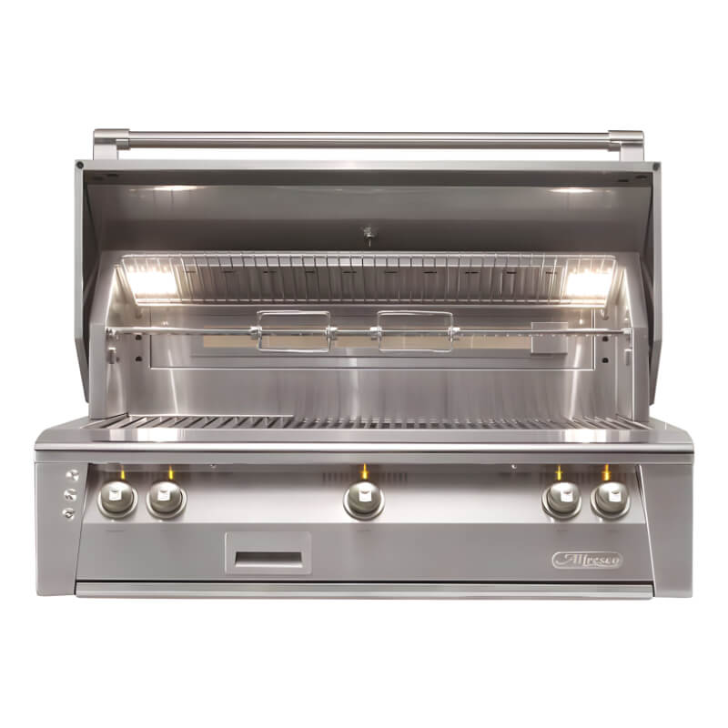 Alfresco ALXE 42-Inch Built-In Gas Grill With Rotisserie - ALXE-42 outdoor kitchen empire