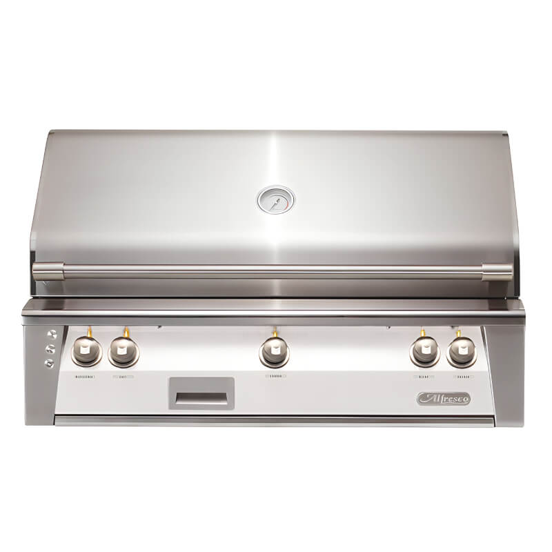 Alfresco ALXE 42-Inch Built-In Gas Grill With Rotisserie - ALXE-42 outdoor kitchen empire