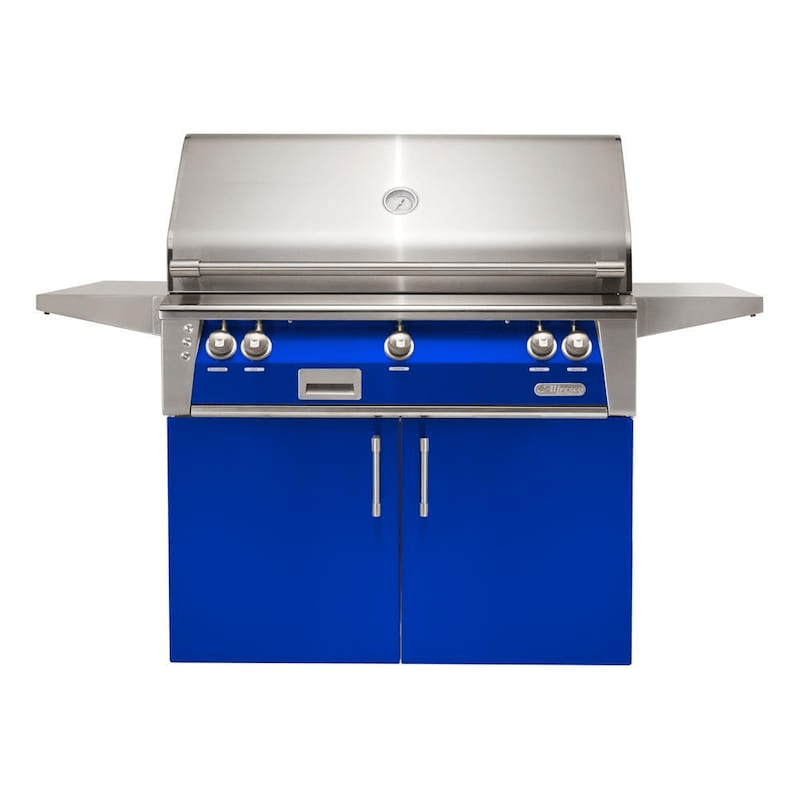 Alfresco ALXE 42-Inch Freestanding Gas Grill With Sear Zone And Rotisserie - ALXE-42SZC outdoor kitchen empire