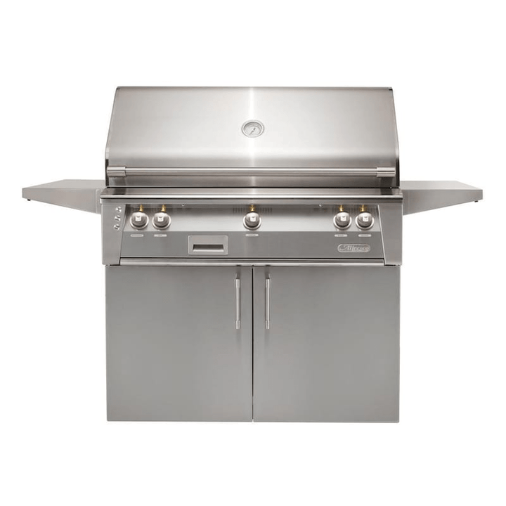 Alfresco ALXE 42-Inch Freestanding Gas Grill With Sear Zone And Rotisserie - ALXE-42SZC outdoor kitchen empire