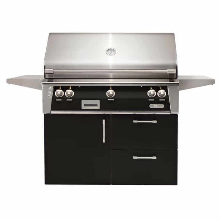 Alfresco ALXE 42-Inch Gas Grill on Deluxe Cart With Rotisserie - ALXE-42CD outdoor kitchen empire