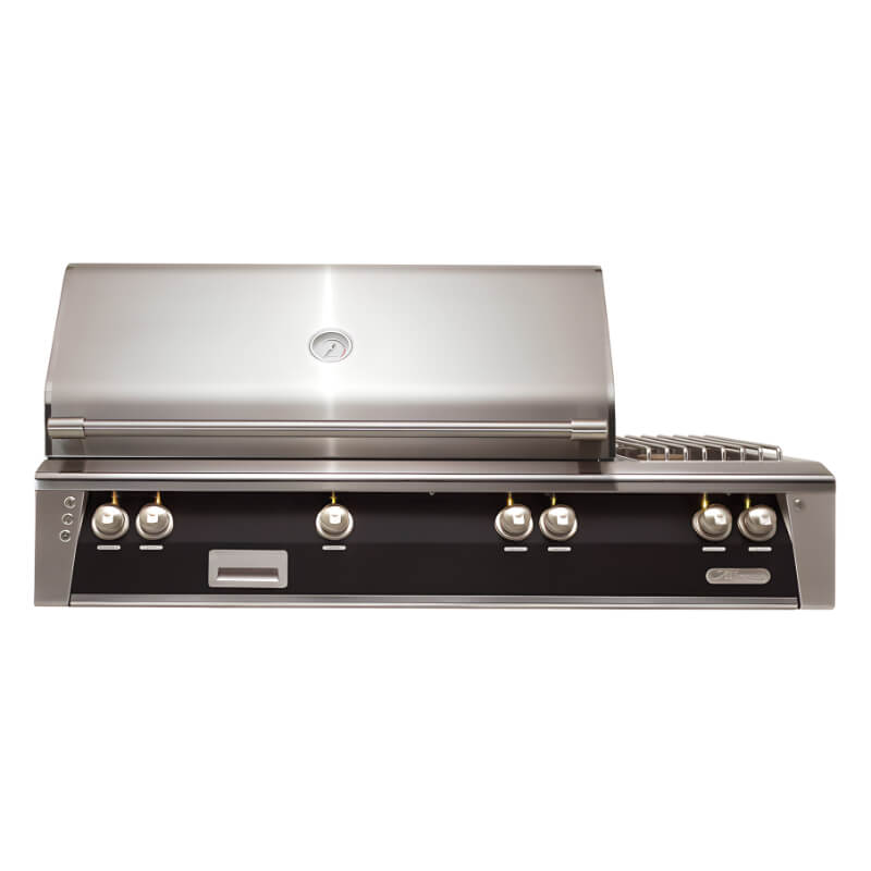 Alfresco ALXE 56-Inch Built-In Deluxe Grill With Rotisserie And Side Burner - ALXE-56 outdoor kitchen empire