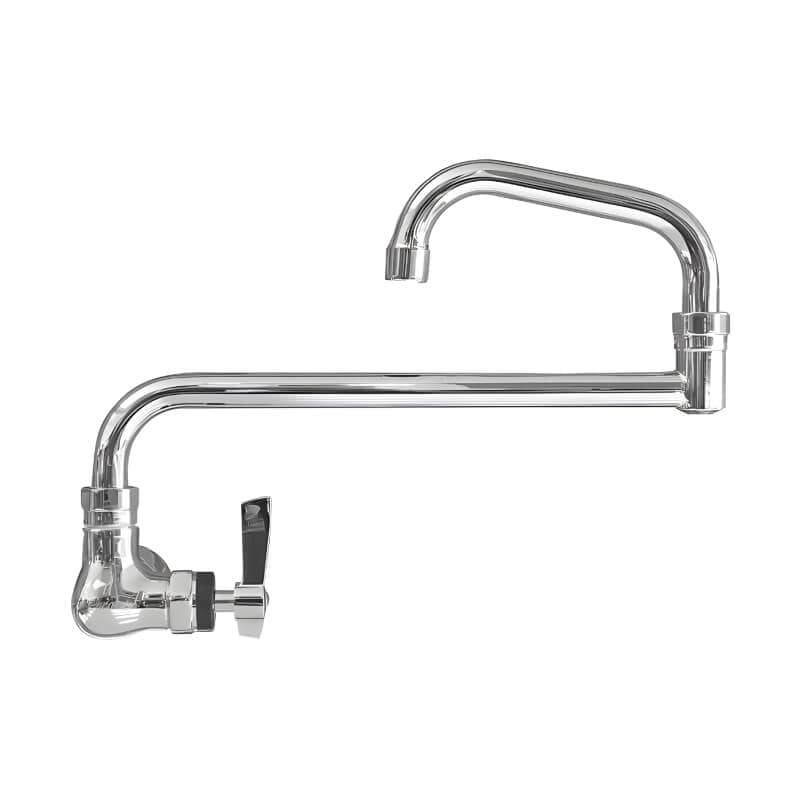 Alfresco Pot Filler Outdoor Rated Cold Water Faucet With Double Joint Spout - POT FAUCET outdoor kitchen empire