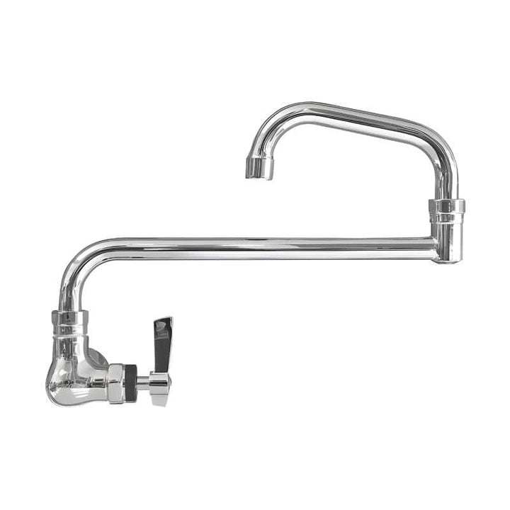 Alfresco Pot Filler Outdoor Rated Cold Water Faucet With Double Joint Spout - POT FAUCET outdoor kitchen empire