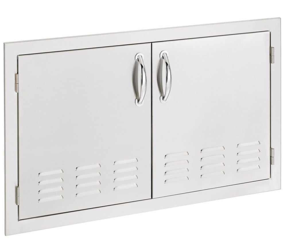 American Made Grills 33-inch Vented Double Access Door - SSDD-33V outdoor kitchen empire