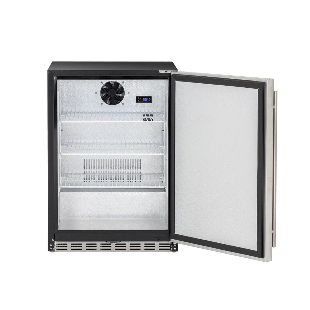 American Made Grills AMG 24" 5.3c Outdoor Rated Refrigerator SSRFR-24 outdoor kitchen empire
