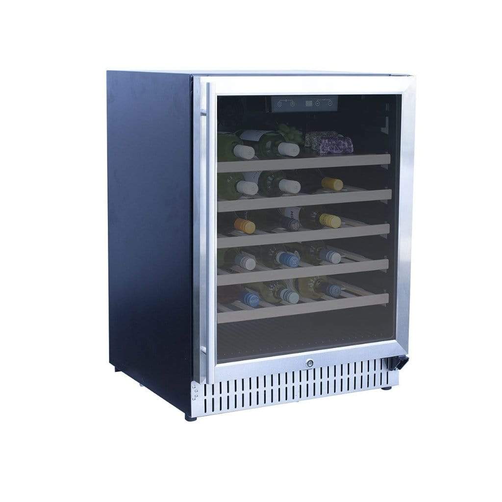 American Made Grills AMG 24" Deluxe Outdoor Rated Dual Zone Wine Cooler SSRFR-24W outdoor kitchen empire