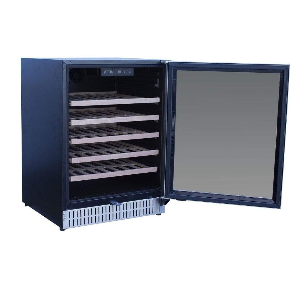 American Made Grills AMG 24" Deluxe Outdoor Rated Dual Zone Wine Cooler SSRFR-24W outdoor kitchen empire