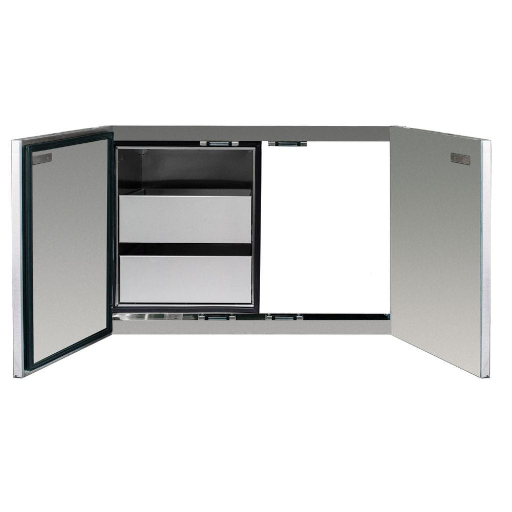 American Made Grills AMG 36" 2-Drawer Dry Storage Pantry & Access Door Combo SSDP-36AC outdoor kitchen empire