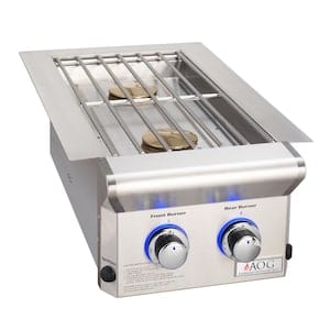 AOG American Outdoor Grill Double Side Burner L-Series outdoor kitchen empire