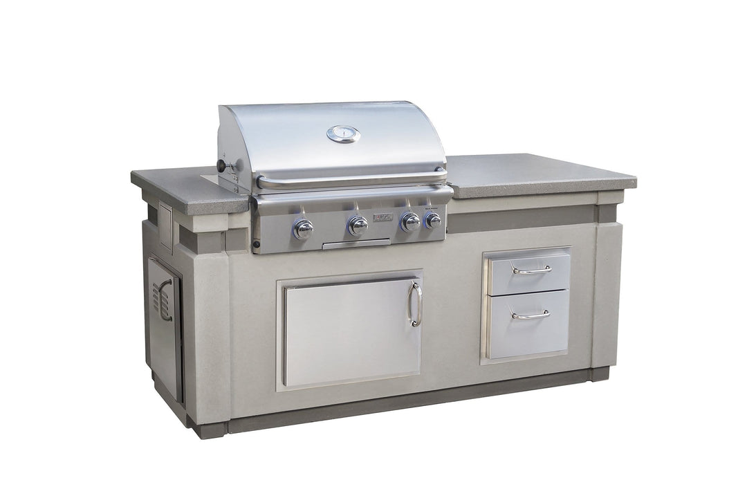 AOG  American Outdoor Grill L Series 30" Island Bundle IP30LB-CGD-75SM outdoor kitchen empire