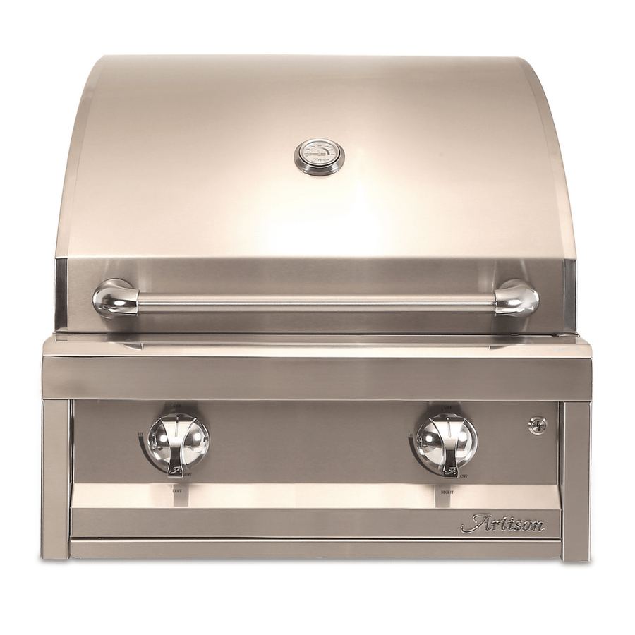 Artisan 26-Inch 2-Burner Built-In American Eagle Gas Grill (AAEP-26-NG/LP) outdoor kitchen empire