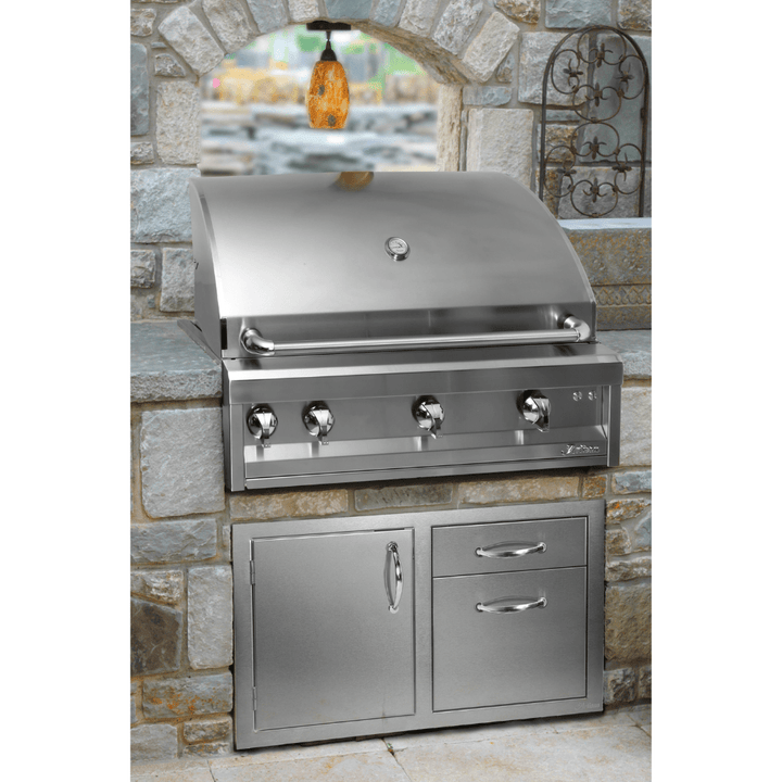 Artisan 32-Inch 3-Burner Built-In American Eagle Gas Grill (AAEP-32-NG/LP) outdoor kitchen empire