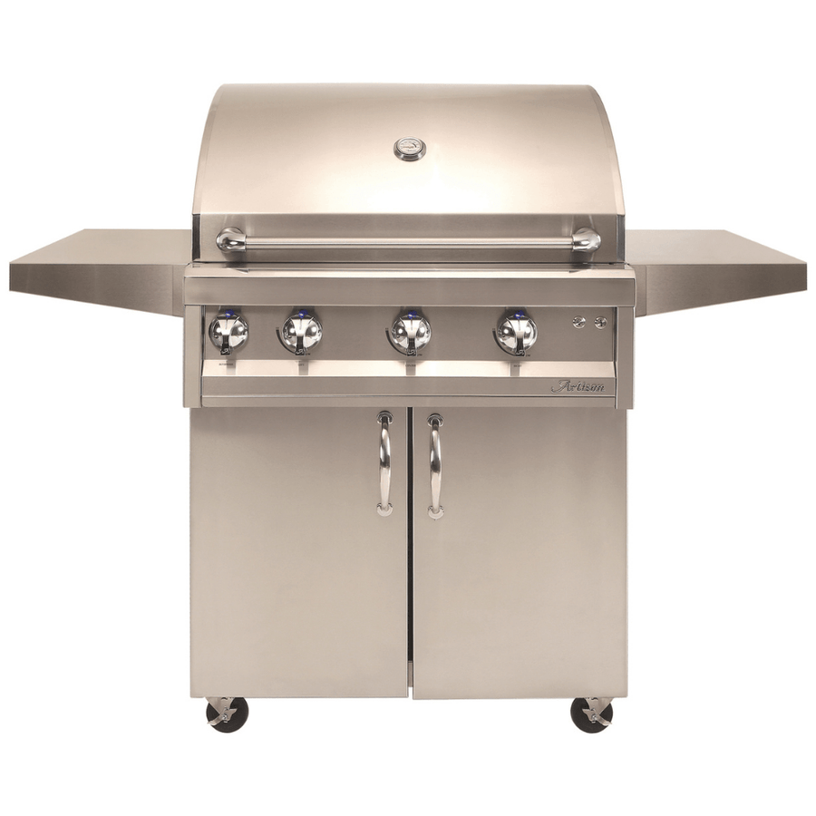 Artisan 32-Inch 3-Burner Professional Freestanding Gas Grill With Rotisserie & Light (ARTP-32C-NG/LP) outdoor kitchen empire