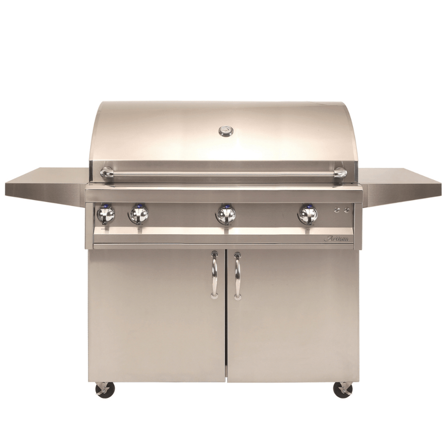 Artisan 42-Inch 3-Burner Professional Freestanding Gas Grill With Rotisserie & Light (ARTP-42C-NG/LP) outdoor kitchen empire