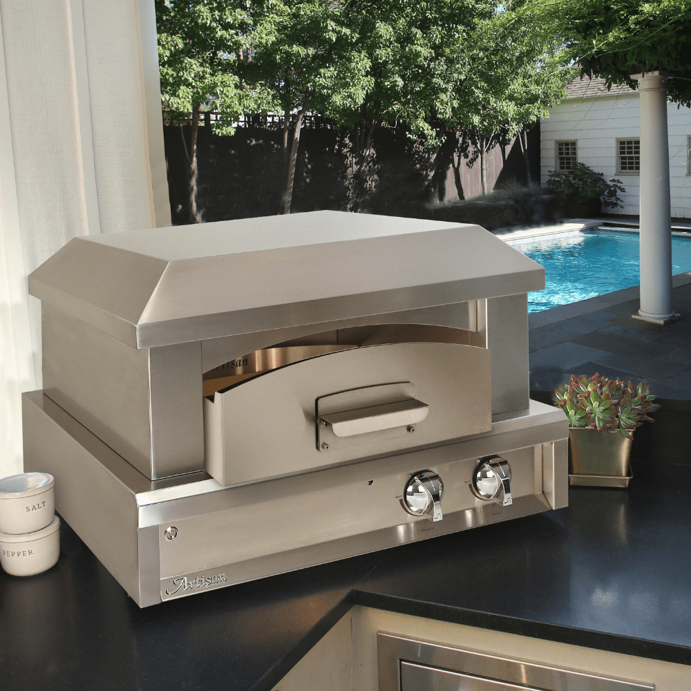 Artisan Countertop Outdoor Pizza Oven (ARTP-PZA-LP/NG) outdoor kitchen empire