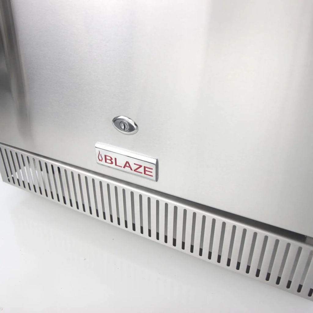 Blaze 4.1 Cu. Ft. Stainless Steel Outdoor Refrigerator BLZ-SSRF-40DH outdoor kitchen empire