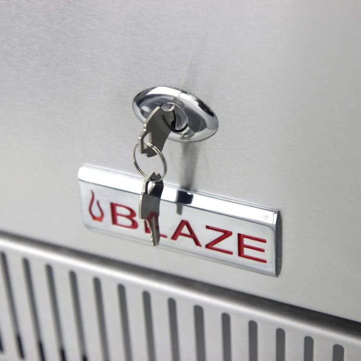 Blaze 4.1 Cu. Ft. Stainless Steel Outdoor Refrigerator BLZ-SSRF-40DH outdoor kitchen empire