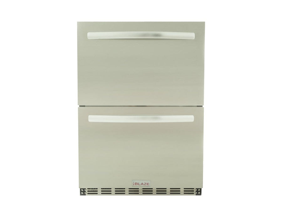 Blaze Double Drawer Refrigerator BLZ-SSRF-DBDR5.1 outdoor kitchen empire