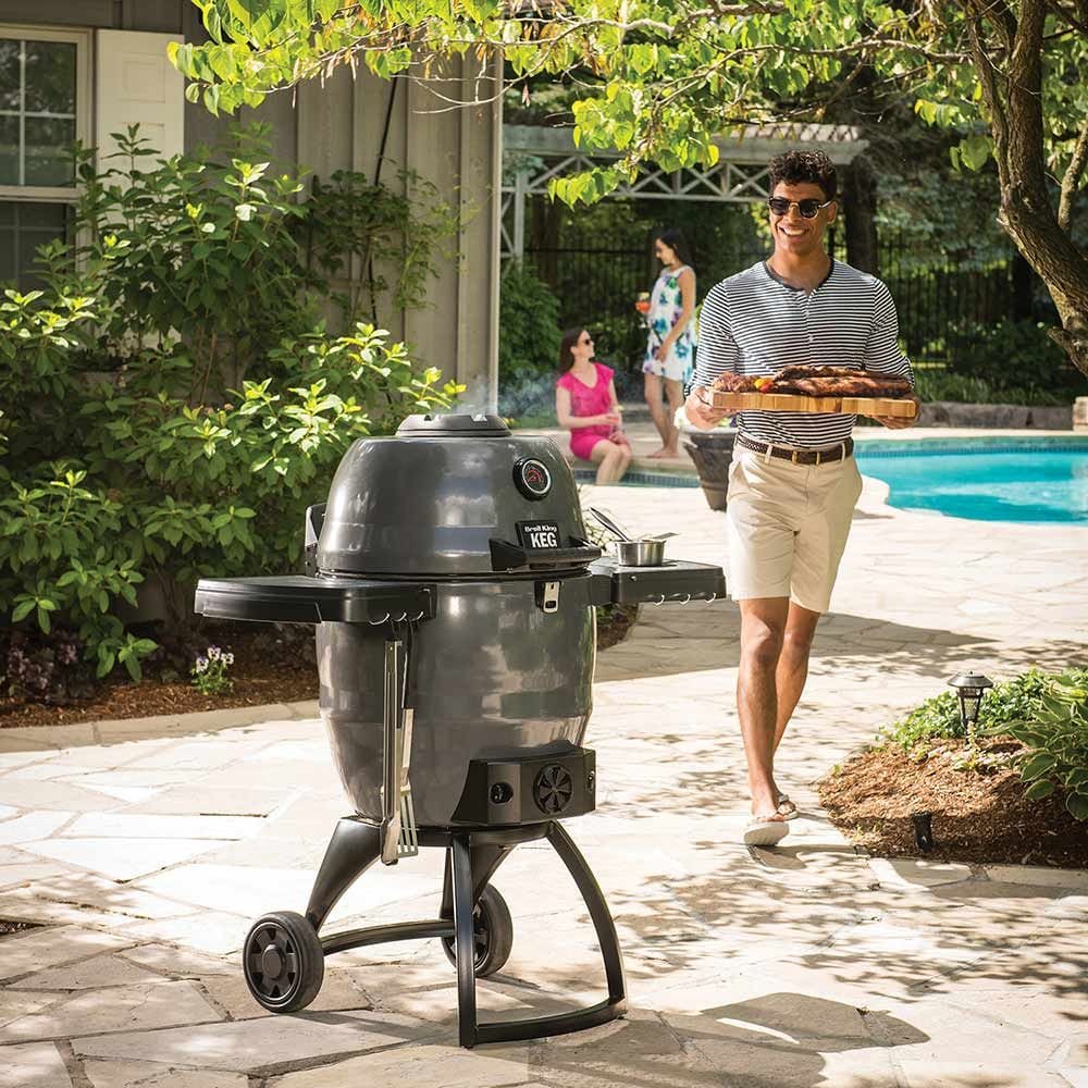 Broil King Keg 5000 Charcoal Smoker 911470 outdoor kitchen empire