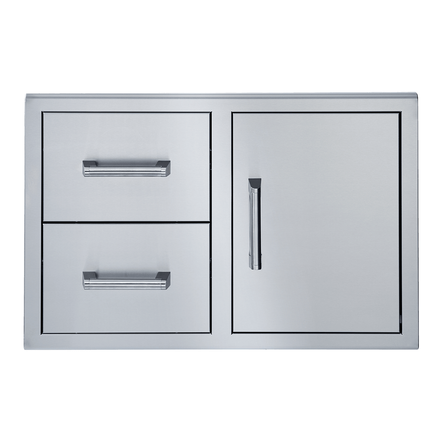 Broilmaster 34 Inch Single Door / Double Drawer Combo -BSAW3422SD outdoor kitchen empire