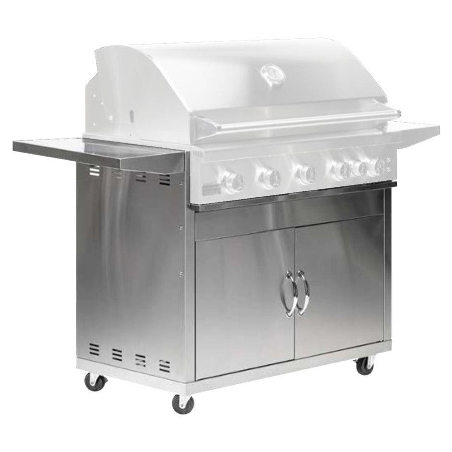 BroilMaster 40-inch Stainless Steel Freestanding Grill Cart BSACT40 outdoor kitchen empire