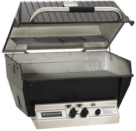 BroilMaster H4X Grill Head with Charmaster Briquets outdoor kitchen empire