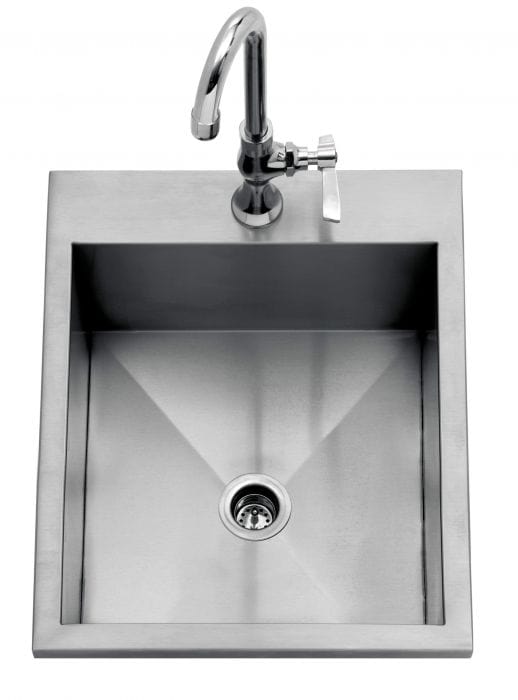 Delta Heat 15-inch Outdoor Cold Faucet Sink DHOS15 outdoor kitchen empire
