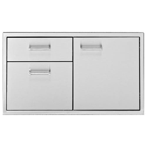 Delta Heat 36-inch 2-Drawer/Door Combo DHDD362-B outdoor kitchen empire