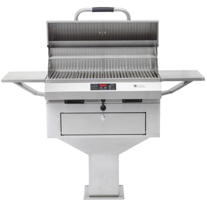 Electrichef 32" Ruby Pedestal Base Outdoor Electric Grill 4400-EC-448-PB-S-32 outdoor kitchen empire