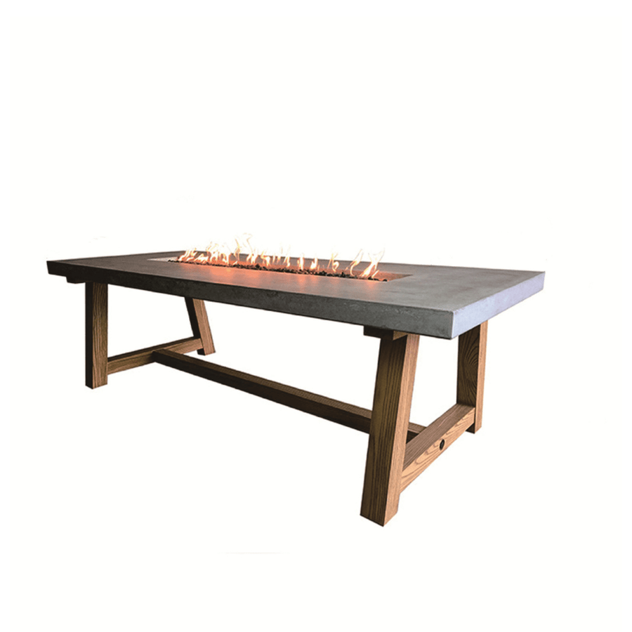 Elementi Sonoma Dining Table Fire Pit Table OFG201 outdoor kitchen empire