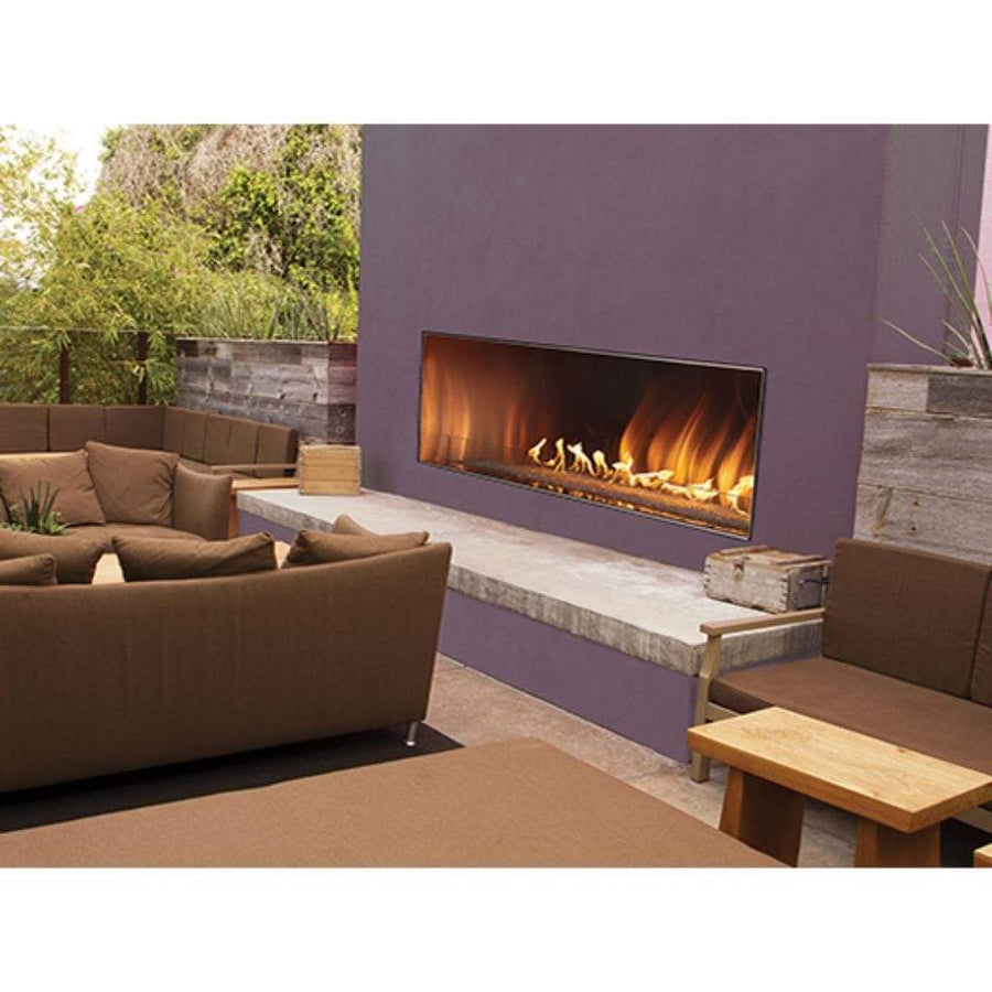 Empire White Mountain Hearth Carol Rose 48" Linear Outdoor Fireplace OLL48FP12S outdoor kitchen empire