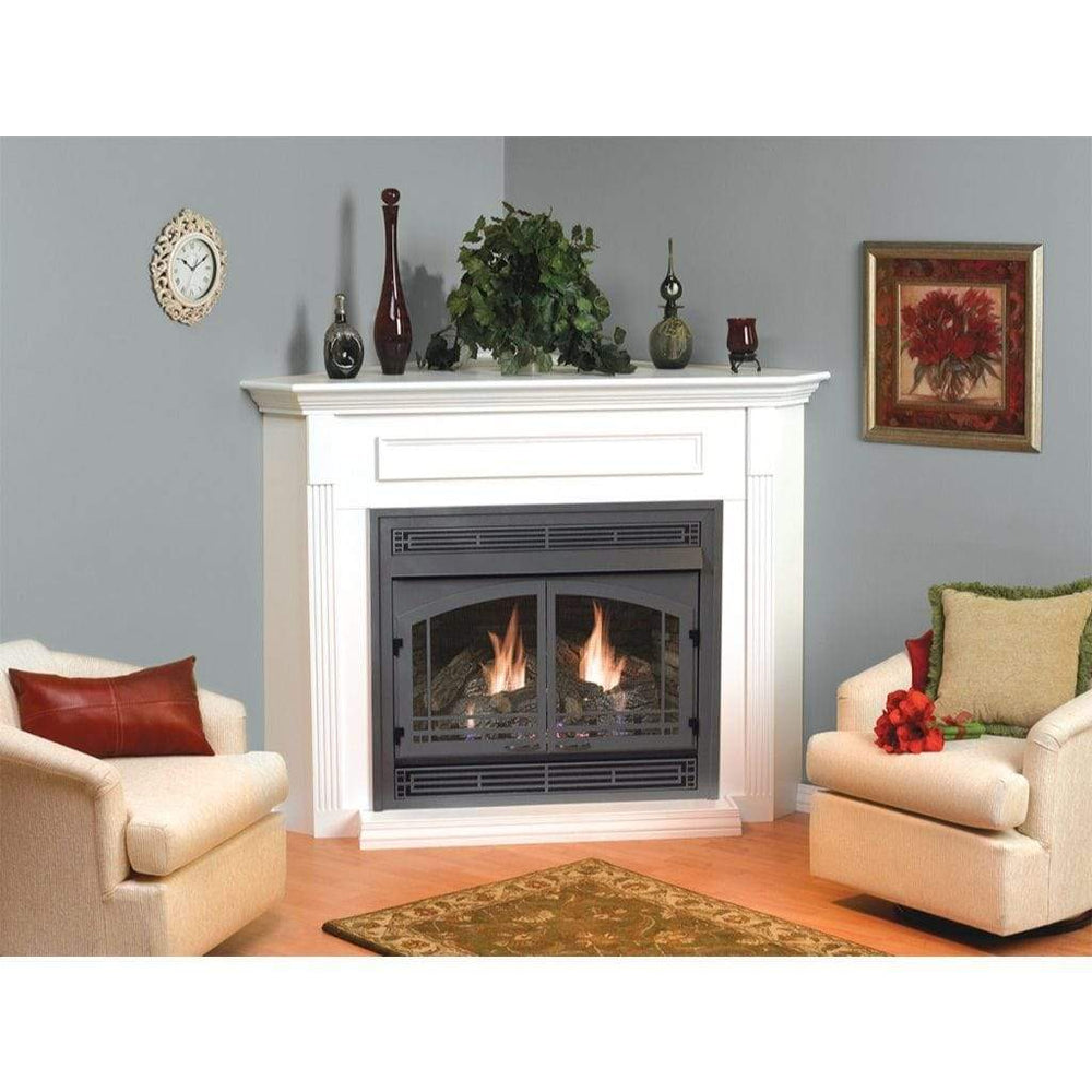 Empire White Mountain Hearth Vail Vent 32-inch Vent-Free Fireplace VFP32BP outdoor kitchen empire