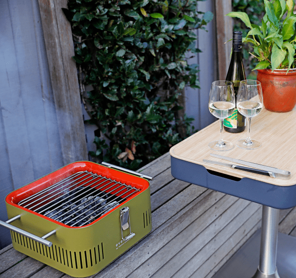 Everdure CUBEâ„¢ 17-Inch Portable Charcoal BBQ Grill - HBCUBE outdoor kitchen empire