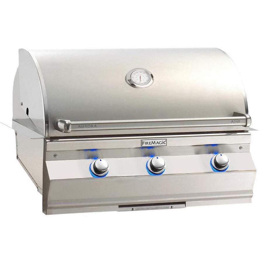 Fire Magic Aurora 30" Built-In Gas Grill with Analog Thermometer A540i outdoor kitchen empire