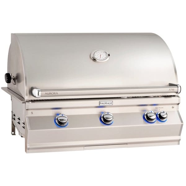 Fire Magic Aurora 36" Built-In Gas Grill with Analog Thermometer A790i outdoor kitchen empire