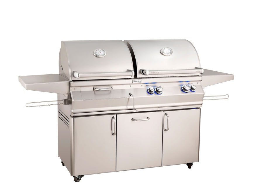 Fire Magic Aurora 46" Portable Gas & Charcoal Combo Grill A830S outdoor kitchen empire