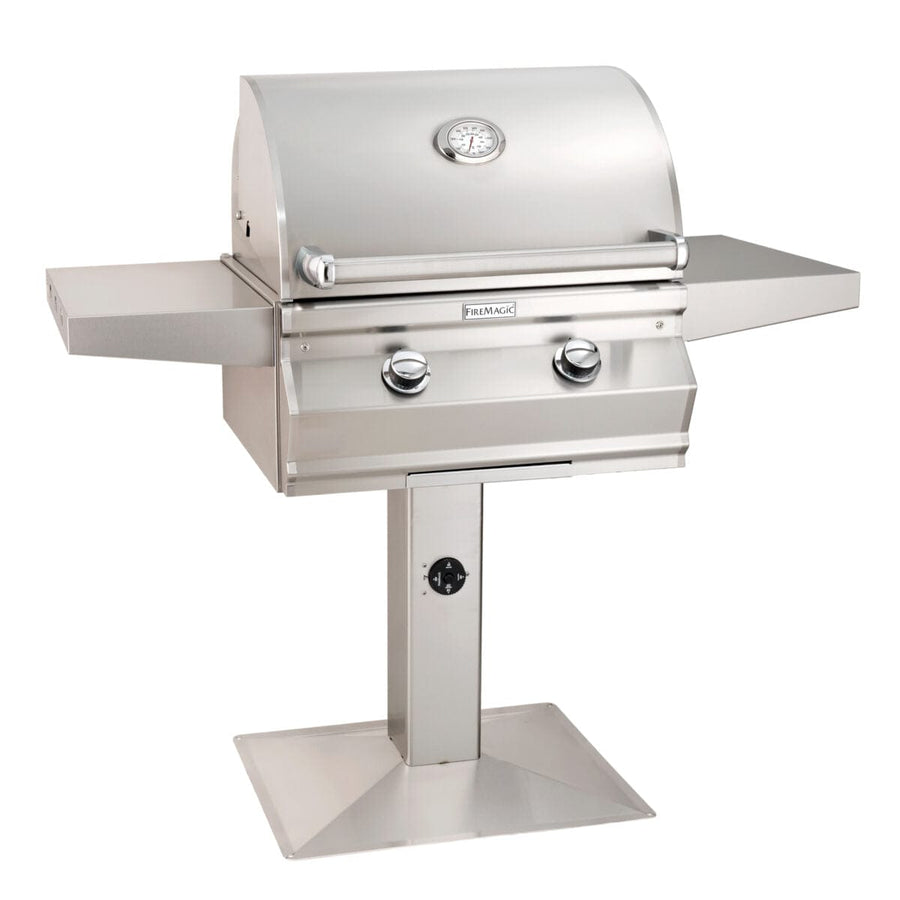 Fire Magic Choice Multi-User 24" CM430s Patio Post Grill CM430s-RT1N(P)-P6 outdoor kitchen empire