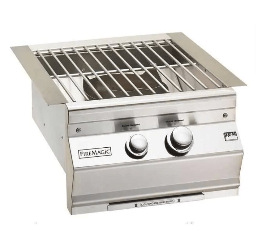 Fire Magic Classic Built-In Natural Gas Power Burner w/ Stainless Steel Grid 19-KB1N-0 outdoor kitchen empire
