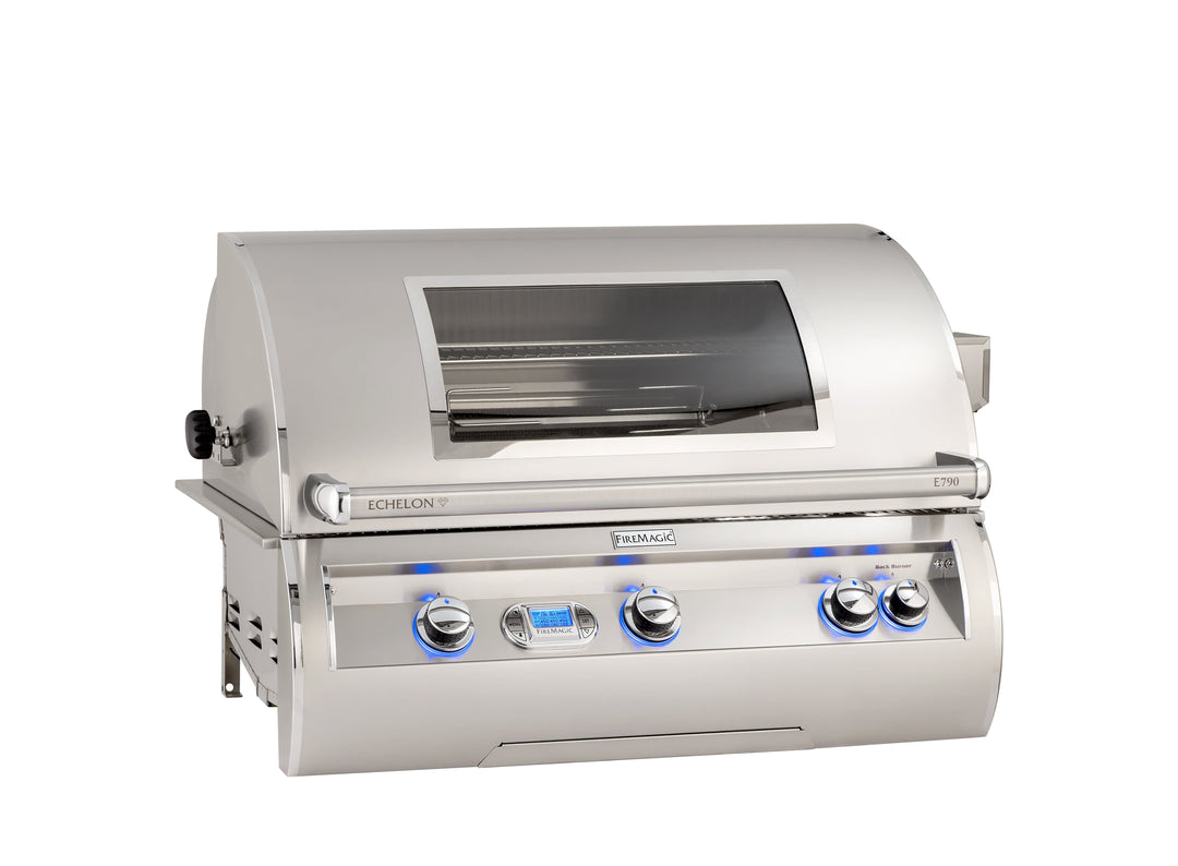 Fire Magic Echelon Diamond 36" Built-In Grill with Digital Thermometer E790i outdoor kitchen empire