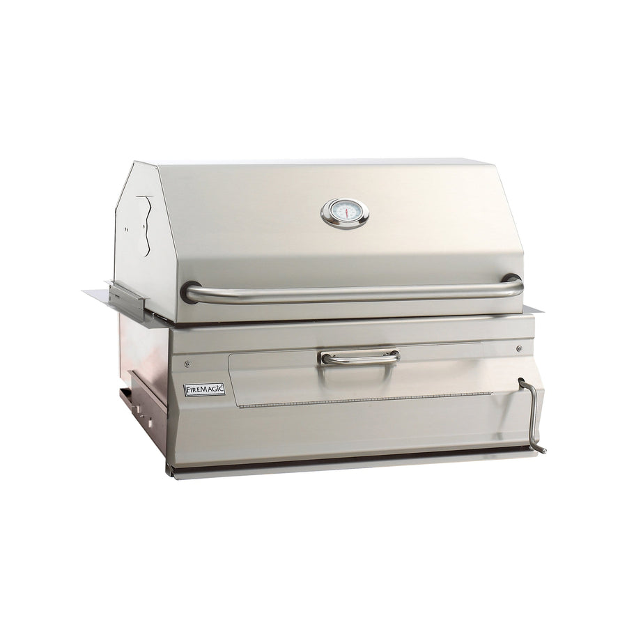 Fire Magic Stainless Steel 24" Built-In Charcoal Grill 12-SC01C-A outdoor kitchen empire