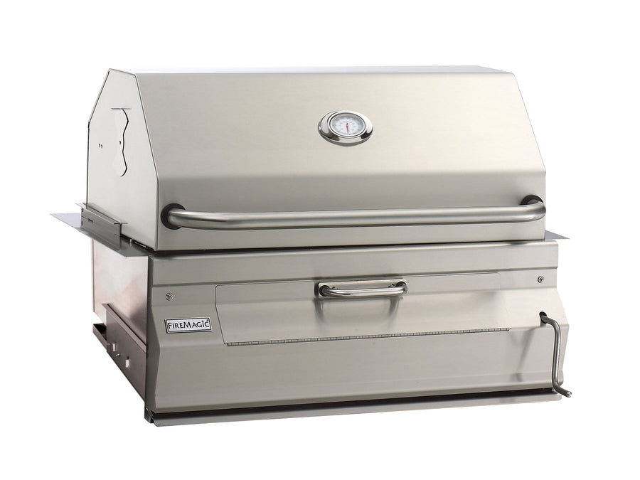 Fire Magic Stainless Steel 30" Built-In Charcoal Grill 14-SC01C-A outdoor kitchen empire