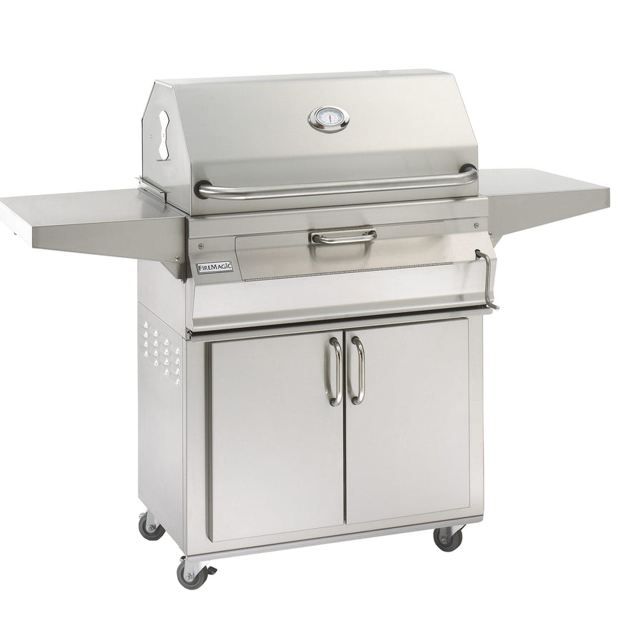 Fire Magic Stainless Steel 30" Portable Charcoal Grill 24-SC01C-61 outdoor kitchen empire